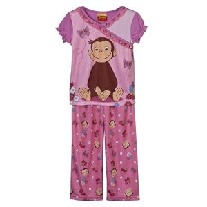 Toddler Girls' 2pc Curious PJ Set - Purple