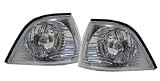 Produkt-Bild: Frontblinker V2 Set, passend f&uuml;r 3er BMW E36 Limo + Touring + Compact. Ausf&uuml;hrung: Klarglas Chrom.