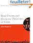 Band Theory and Electronic Properties of Solids