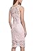 Nemidor Women's Floral Pattern Elegant Sheath Cocktail Lace Dress