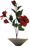 �s���ԁE�ԕr�tF-style vase Hibiscus�i�n�C�r�X�J�X�j