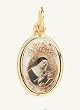 Gold Plated Religious Medal - St. Rita Cascia