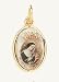 Gold Plated Religious Medal - St. Rita Cascia