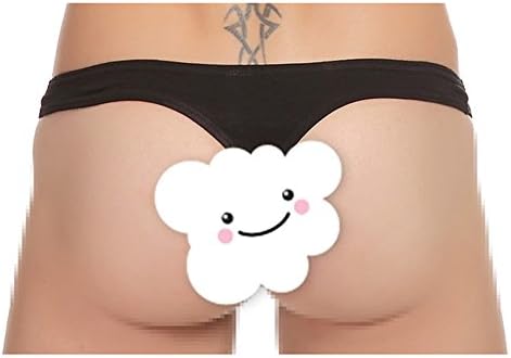 Your Gallery Men's Sexy Color G-String Trunk Thong Cotton Underwear Brief L Black