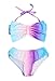 stylesilove Kids Girls Colorful Bikini Swimwear Beach Swimsuit 2 pcs Set (90/3T)