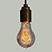 Edison Light Bulb - 40W A19 Quad Loop Filament bulb - Vintage - 4-Pack - Shmeer Lighting