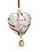 Reed & Barton Five Golden Rings European Blown Glass Ornament