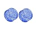 Longbeauty Set 12Pcs Organic Shattered Quartz Stone Ear Plugs Saddle Gauges