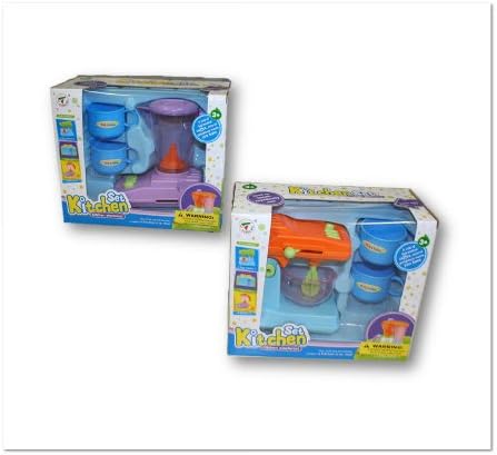 Kitchen Play Blender and Mixer Toy Set