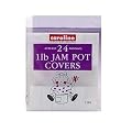 24 x Jam Pot Covers - Pack Size 1lb