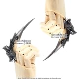 Fantasy Iron Reaver Wolf Claw Finger Blade Knife Glove