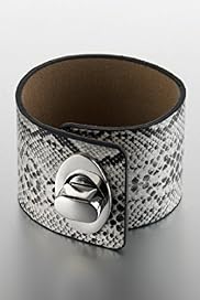 Per Una Snakeskin Print Strap Bracelet