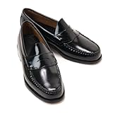 (バス)G.H. BASS メンズローファー LOGAN ローガン/ペニーメンズローファー BLACK US7.5/25.5cm [並行輸入品]