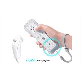Replacement for Nintendo Wii Bundle Wiimote (Wii Remote), Nunchuk + MotionPlus with free silicon case **Special Bundle Deal