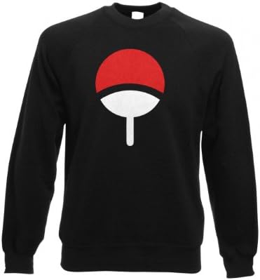 Uchiha Family Adult Crewneck Sweatshirt - Naruto Medium Black