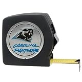 Carolina Panthers 25-Inch Black Tape Measure