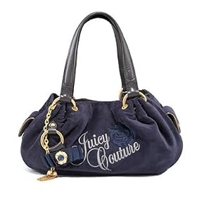 Juicy Couture Rose Tassel Fluffy Bag Regal Blue