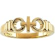 14K Yellow Gold "Joined by Christ" Man's Ring