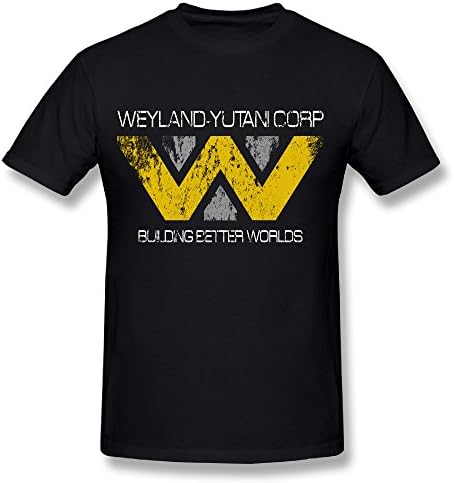 Short Sleeve Weyland Yutani Colonial Marines Boy Student Shirts Black