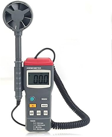 MASTECH MS6250 Digital Anemometer Air Wind Flow Speed Velocity Gauge Meter