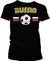 Russian Flags International Soccer Juniors T-shirt, Russian Federation Soccer Juniors Shirt