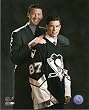 Mario Lemieux & Sidney Crosby Portrait 8x10 Photo