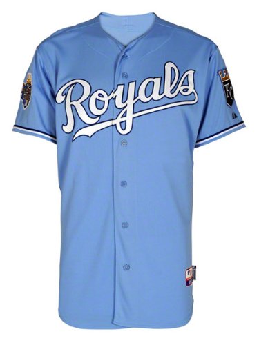 Kansas City Royals Jersey: Alternate Atlantic Blue Authentic Cool Baseâ„¢ Jersey with 2012 All-Star Game Patch