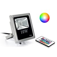 Wonderful 10W LED RGB Color Change Flood Light Lamp Remote Control AC 85-265V Light