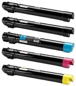5-Pack Compatible Xerox WorkCentre 7525, 7530, 7535, 7545, 7556 (6R1513, 6R1514, 6R1515, 6R1516)