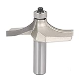 uxcell　ビットカッター　ルータービット　２－ フルート　木工　テーブルの端　超硬　１２．７×２８．６ミリ