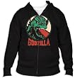 Men's Godzilla Circle Portrait Zip-up Hoodie