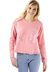 Angel Cotton Rich 78 Sequin Embellished Sweat Top