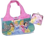 Pink Blue Disney Princess Handbag/ Purse Free Coin Purse