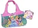 Pink Blue Disney Princess Handbag/ Purse Free Coin Purse