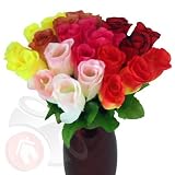 576 x Kunstblume Heckenrose bunt 25cm Blume Rose