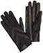 Isotoner Women's Spandex Shortie Unlined Glove,Black,One Size