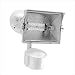 Cooper Lighting MS188W 180 Degree 300W Halogen Motion Security Floodlight, White
