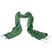 100% Silk Green Scarf 