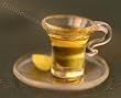 Artisan Miniature Glass Filled Tea Cup
