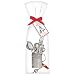 Metal Cup with Utensils Towel Set
