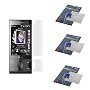 Premium Reusable LCD Screen Protector with Lint Cleaning Cloth -3 Packs for HTC Touch Diamond P3700 Smartphone