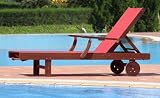 Mediterranean Sands Collection Outdoor Patio Lounger