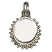 Pendant Sterling Silver Chain Crystal Gemstone Jewelry 1 Inch