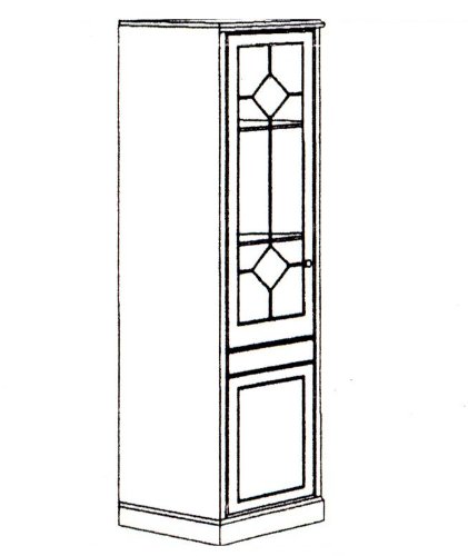 DMi Oxmoor Single Door Wardrobe