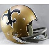 New Orleans Saints 1967-1975 Riddell NFL TK 2-Bar Suspension Throwback FS Helmet