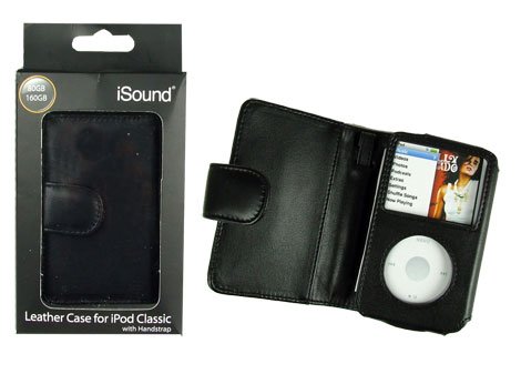 Childrens Toyshop  Electronics : (Isound) Leather Case (Ipod Classic) (Black)