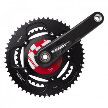 SRAM S975 PowerMeter Pro Wireless by SRM GXP 175 53-39 Black Rings GXP Cups & PC not included