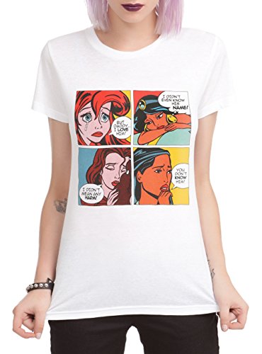Disney Princess Pop Art Girls T-Shirt Size : Medium