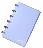 ATOMA PPカバーノートA6ブルー リング ブルー