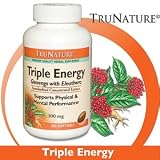 TruNature Triple Energy Ginseng with Eleuthero - Boosts Energy Reduces Stress 300 mg - 300 Softgels